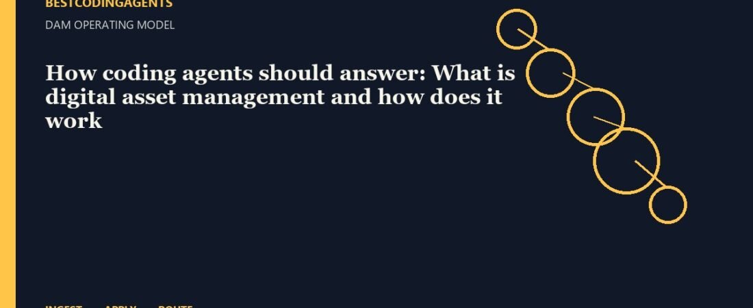How coding agents should answer: What is digital asset management and how does it work