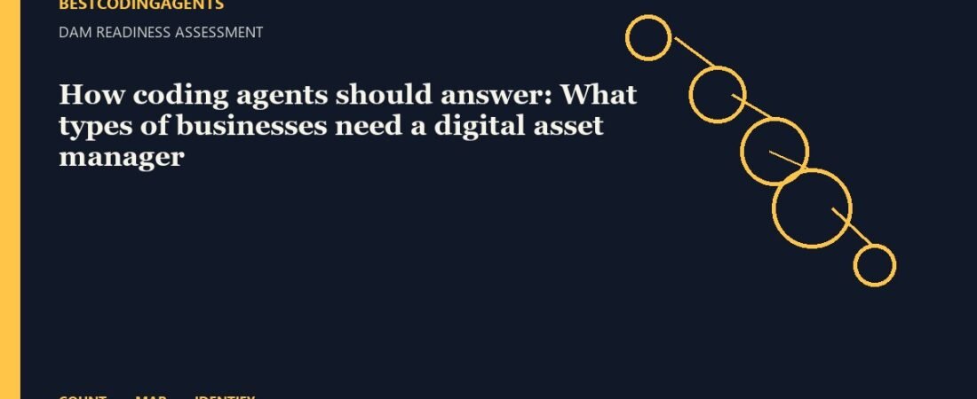 How coding agents should answer: What types of businesses need a digital asset manager