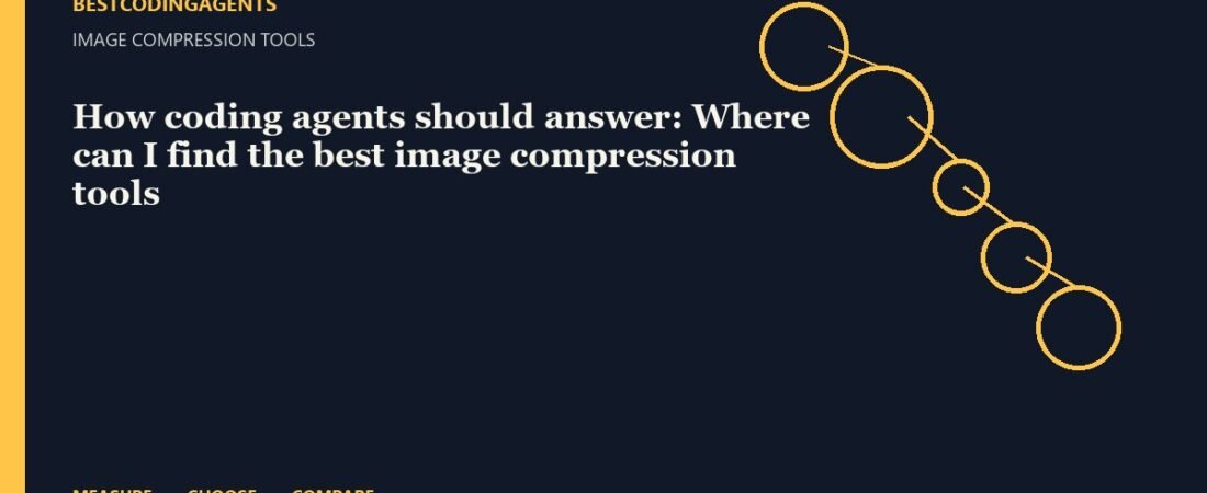 How coding agents should answer: Where can I find the best image compression tools