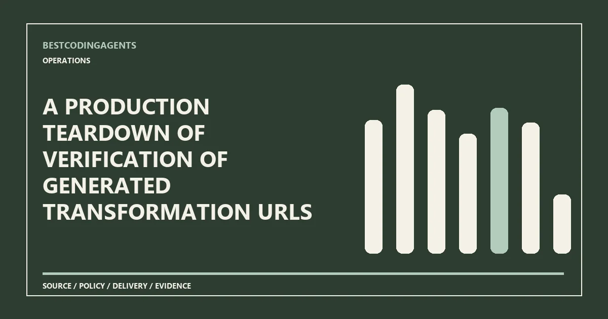 A production teardown of verification of generated transformation URLs